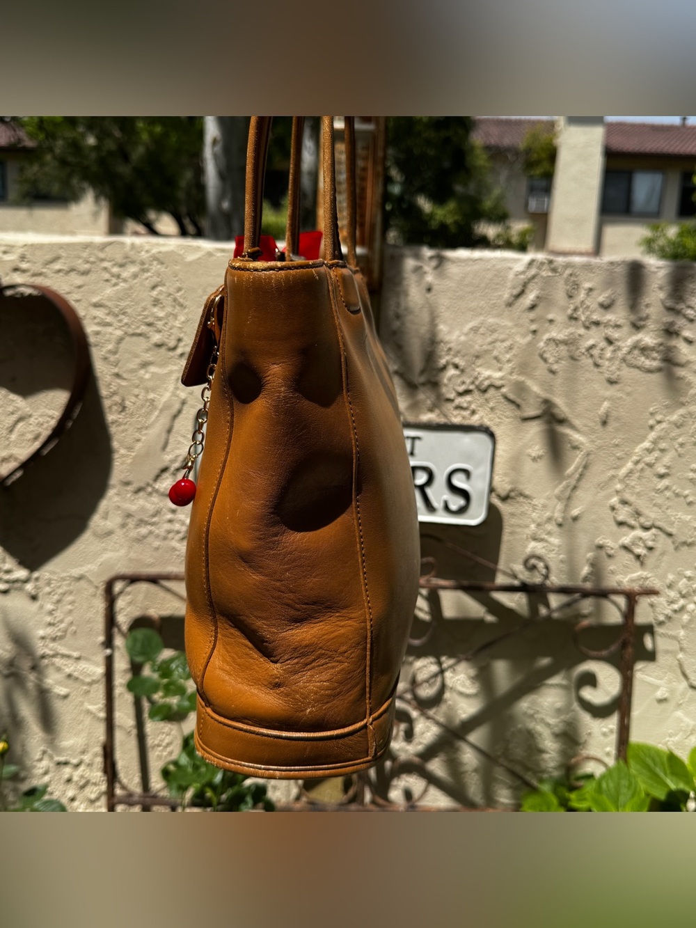 Vintage 90’s Coach Tan Mini Tote - Picture 4 of 8
